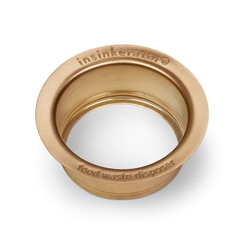 InSinkErator FLG-BB Triturador de lixo, flange de pia de tamanho padrão de ralo de cozinha de 8 cm de diâmetro, bronze escovado
