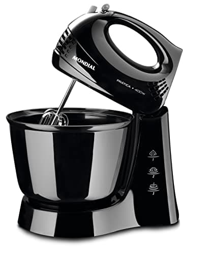 MONDIAL Batedeira Prática, Preto, 400W, 220V - B-44-B