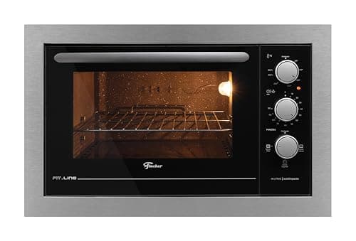 FISCHER FORNO ELÉTRICO EMBUTIR FIT LINE 48L INOX 220V 34493-95486