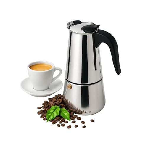 Cafeteira Italiana Expresso 600ml em Inox Para 12 Xícaras