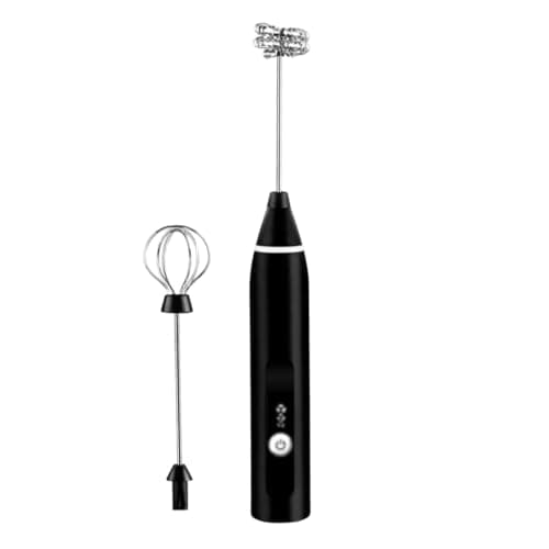 Batedor Misturador Mixer Elétrico Portátil USB – Mini Mixer Recarregável para Leite, Café, Ovos, Bebidas e Shakes – Espumador Cremoso Manual de Mão Fácil