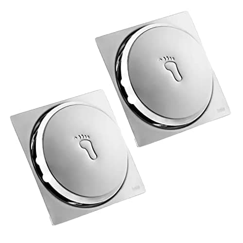Ralos Click Inteligente Kit 2 Pop Up Aço Inox Banheiros Lavabos Casa 10x10