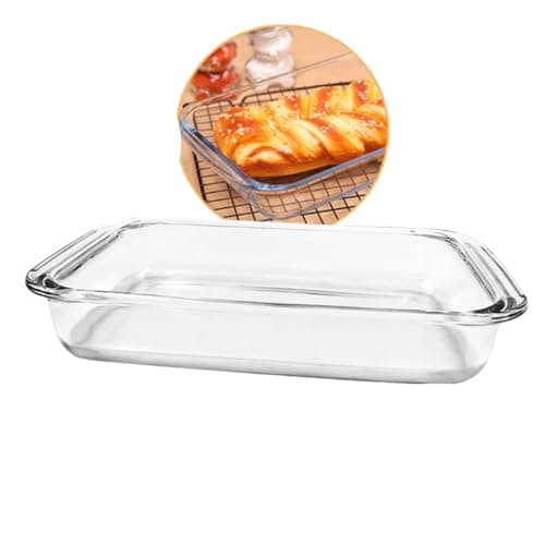 Travessa assadeira de Vidro Retangular 1 Litro Resistente ao Forno Micro-ondas frezzer marix