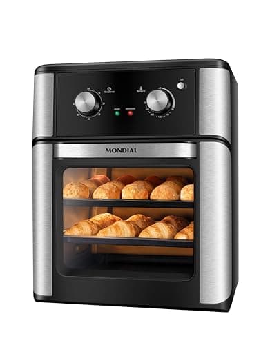 MONDIAL Fritadeira Air Fryer Forno Oven Analógica 12L, Preto, 2200W, 220V - AFON-12L-AB
