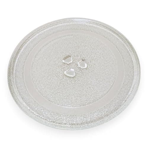Prato de Vidro Para Microondas 24,5cm Com Trevo